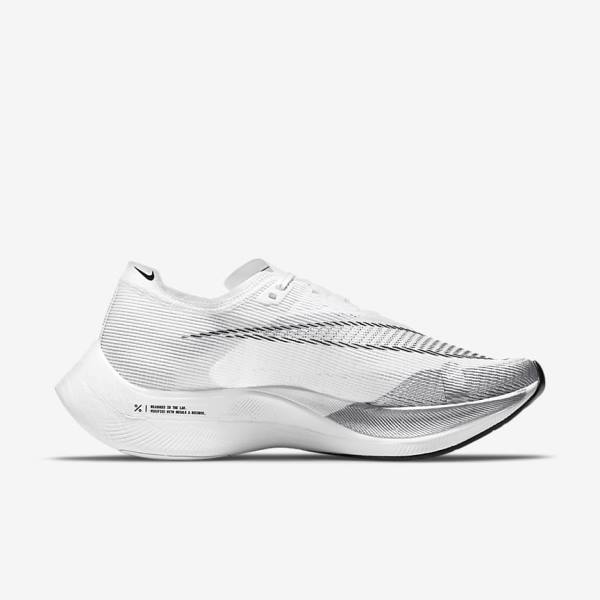 παπουτσια για τρεξιμο Nike ZoomX Vaporfly Next% 2 δρομου αγωνιστικα ανδρικα μαυρα μεταλλικός χρυσο χρωμα ασπρα | NK324JNX