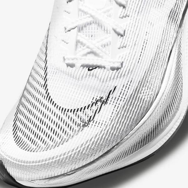 παπουτσια για τρεξιμο Nike ZoomX Vaporfly Next% 2 δρομου αγωνιστικα ανδρικα μαυρα μεταλλικός χρυσο χρωμα ασπρα | NK324JNX