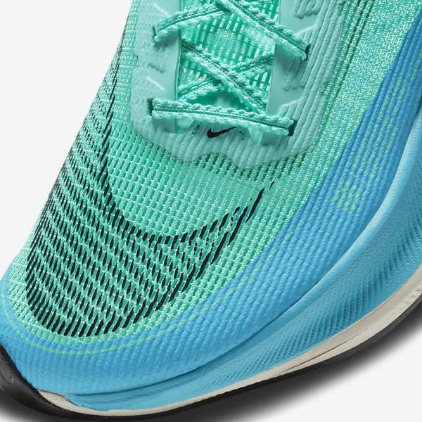 παπουτσια για τρεξιμο Nike ZoomX Vaporfly Next% 2 δρομου αγωνιστικα γυναικεια ασπρα μεταλλικός ασημι μαυρα | NK437JQV