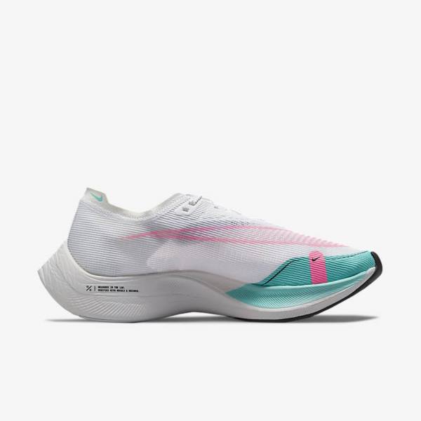 παπουτσια για τρεξιμο Nike ZoomX Vaporfly Next% 2 δρομου αγωνιστικα ανδρικα πρασινο μπλε ασπρα μαυρα | NK647JRK