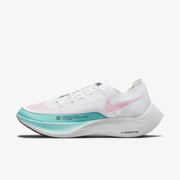 παπουτσια για τρεξιμο Nike ZoomX Vaporfly Next% 2 δρομου αγωνιστικα ανδρικα πρασινο μπλε ασπρα μαυρα | NK647JRK