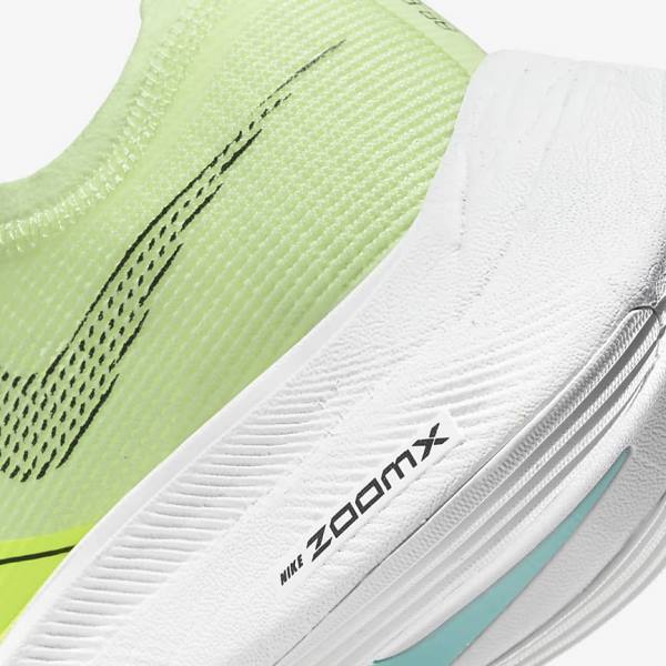 παπουτσια για τρεξιμο Nike ZoomX Vaporfly Next% 2 δρομου αγωνιστικα γυναικεια μαυρα μεταλλικός χρυσο χρωμα ασπρα | NK714OTZ