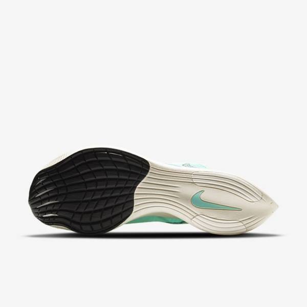 παπουτσια για τρεξιμο Nike ZoomX Vaporfly Next% 2 δρομου αγωνιστικα ανδρικα ασπρα μεταλλικός ασημι μαυρα | NK743TQN