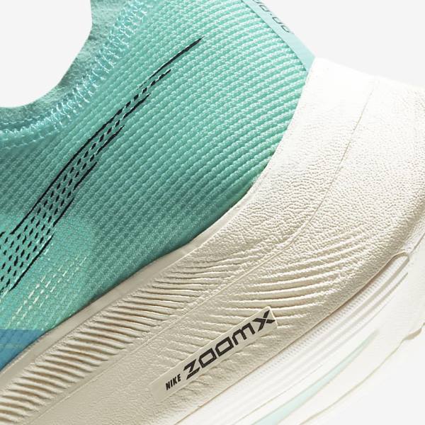 παπουτσια για τρεξιμο Nike ZoomX Vaporfly Next% 2 δρομου αγωνιστικα ανδρικα ασπρα μεταλλικός ασημι μαυρα | NK743TQN