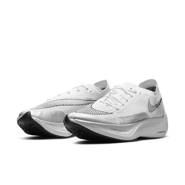 παπουτσια για τρεξιμο Nike ZoomX Vaporfly Next% 2 δρομου αγωνιστικα γυναικεια ασπρα κίτρινα μπλε | NK908ZJA