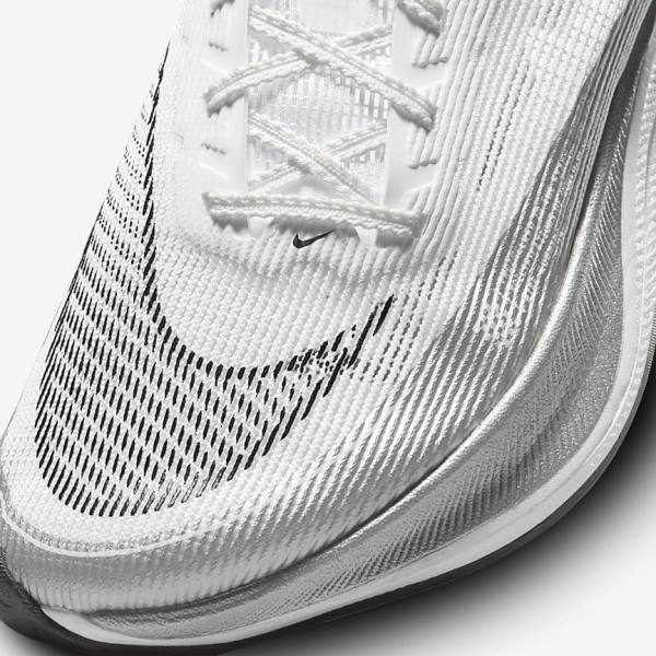 παπουτσια για τρεξιμο Nike ZoomX Vaporfly Next% 2 δρομου αγωνιστικα γυναικεια ασπρα κίτρινα μπλε | NK908ZJA