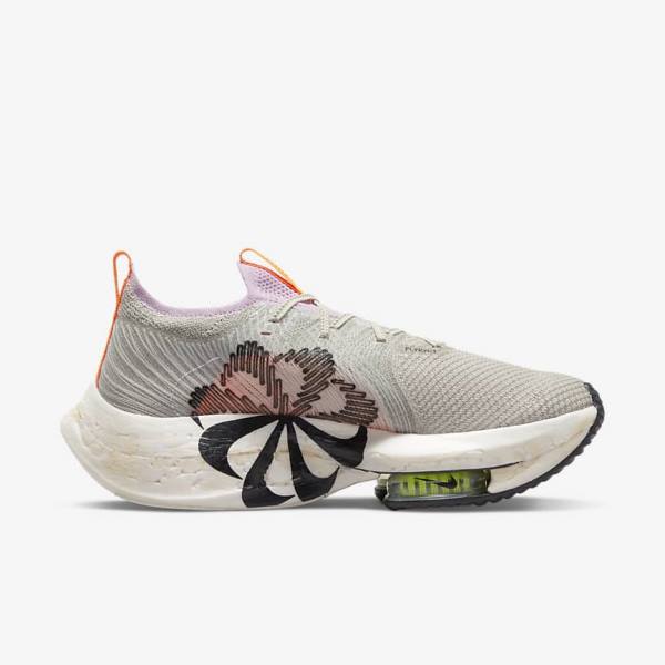 παπουτσια για τρεξιμο Nike Zoom Alphafly Next Nature δρομου αγωνιστικα ανδρικα μπλε γκρι ανοιχτο ροζ ανοιχτο κρέμα μαυρα | NK210JEU