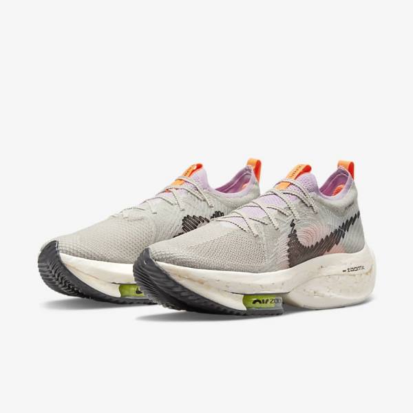 παπουτσια για τρεξιμο Nike Zoom Alphafly Next Nature δρομου αγωνιστικα ανδρικα μπλε γκρι ανοιχτο ροζ ανοιχτο κρέμα μαυρα | NK210JEU