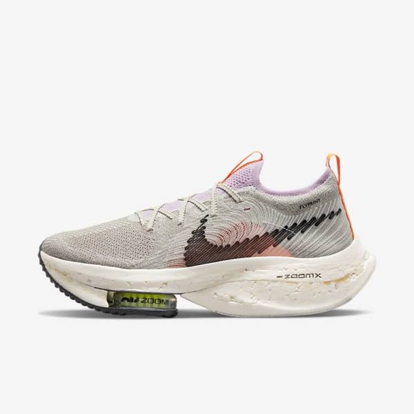 παπουτσια για τρεξιμο Nike Zoom Alphafly Next Nature δρομου αγωνιστικα ανδρικα μπλε γκρι ανοιχτο ροζ ανοιχτο κρέμα μαυρα | NK210JEU