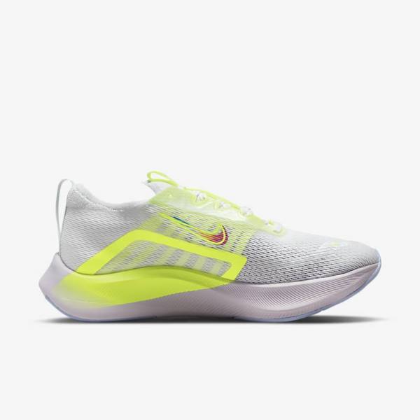 παπουτσια για τρεξιμο Nike Zoom Fly 4 Premium δρομου γυναικεια μαυρα σκούρο γκρι ασπρα | NK429DMX