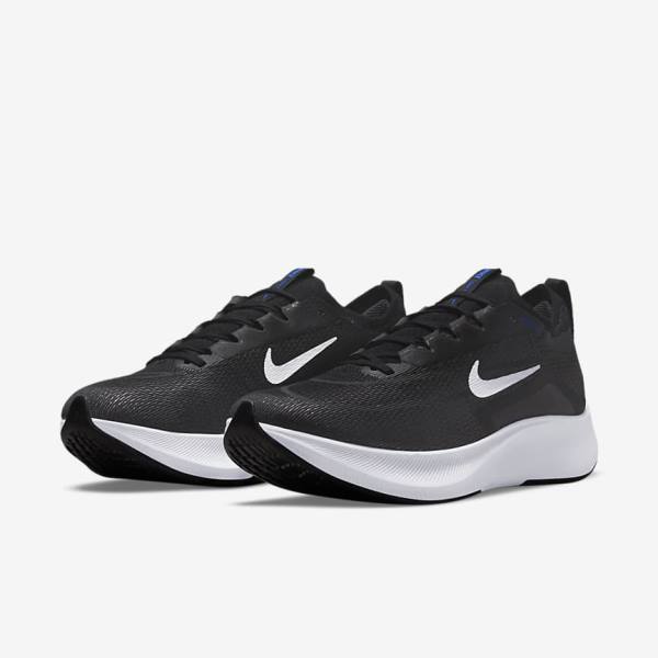 παπουτσια για τρεξιμο Nike Zoom Fly 4 δρομου ανδρικα χρυσο χρωμα πορτοκαλι μαυρα | NK062NRY