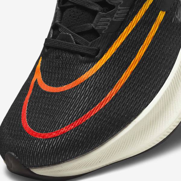 παπουτσια για τρεξιμο Nike Zoom Fly 4 δρομου ανδρικα πορτοκαλι μαυρα | NK873LNE