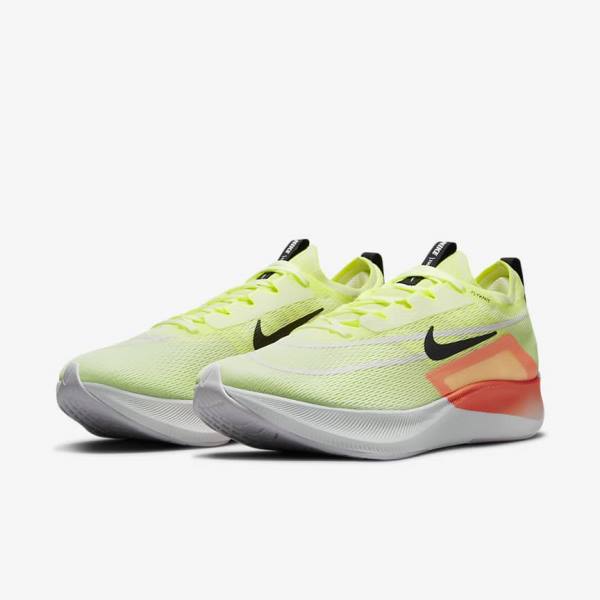 παπουτσια για τρεξιμο Nike Zoom Fly 4 δρομου ανδρικα μαυρα σκούρο γκρι μπλε ασπρα | NK902PZG