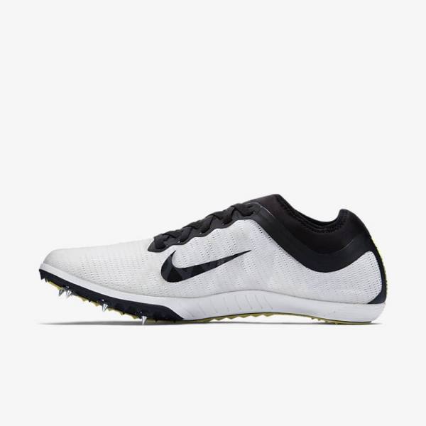 παπουτσια για τρεξιμο Nike Zoom Mamba 3 Unisex Distance Spike γυναικεια ασπρα μαυρα | NK321ARV