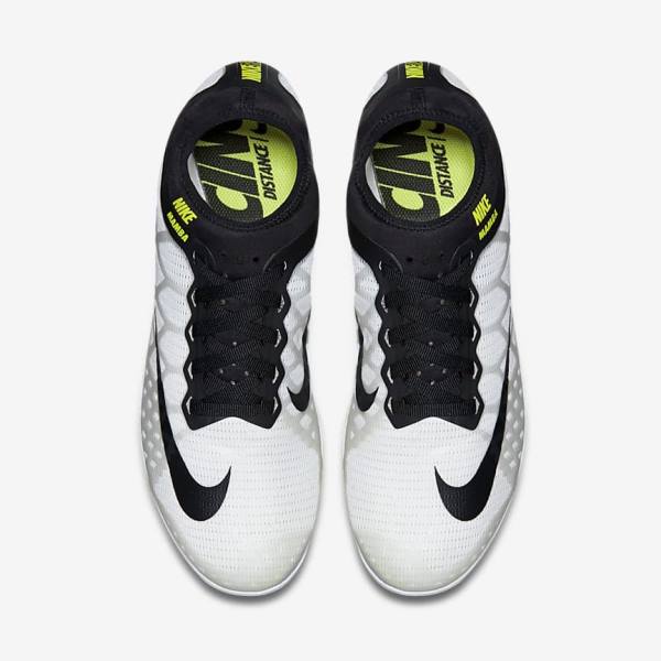 παπουτσια για τρεξιμο Nike Zoom Mamba 3 Unisex Distance Spike γυναικεια ασπρα μαυρα | NK321ARV