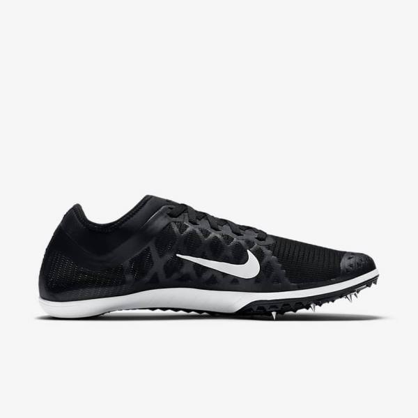 παπουτσια για τρεξιμο Nike Zoom Mamba 3 Unisex Distance Spike ανδρικα μαυρα ασπρα | NK763RFP