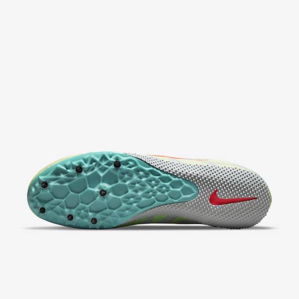 παπουτσια για τρεξιμο Nike Zoom Rival S 9 Athletics Sprinting Spikes ανδρικα τυρκουάζ πορτοκαλι | NK460ECY