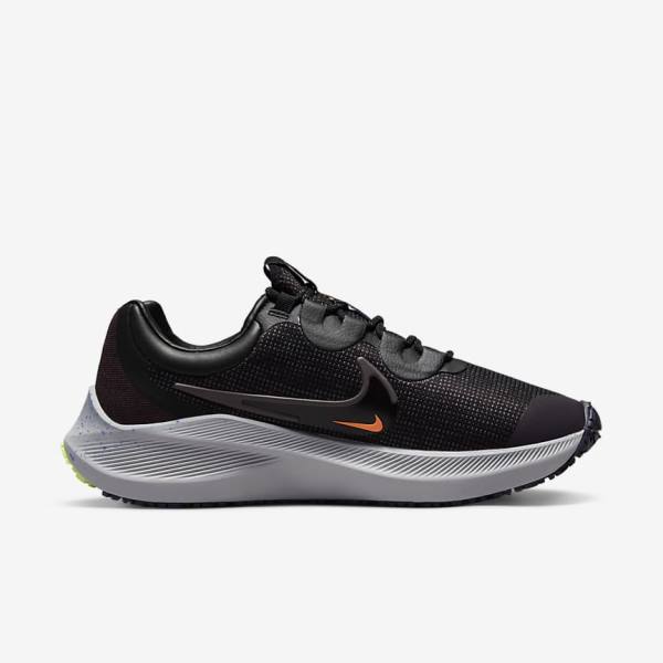 παπουτσια για τρεξιμο Nike Zoom Winflo 8 Shield Weatherised δρομου γυναικεια μαυρα πορτοκαλι μωβ | NK016ICZ