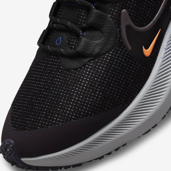 παπουτσια για τρεξιμο Nike Zoom Winflo 8 Shield Weatherised δρομου γυναικεια μαυρα πορτοκαλι μωβ | NK016ICZ