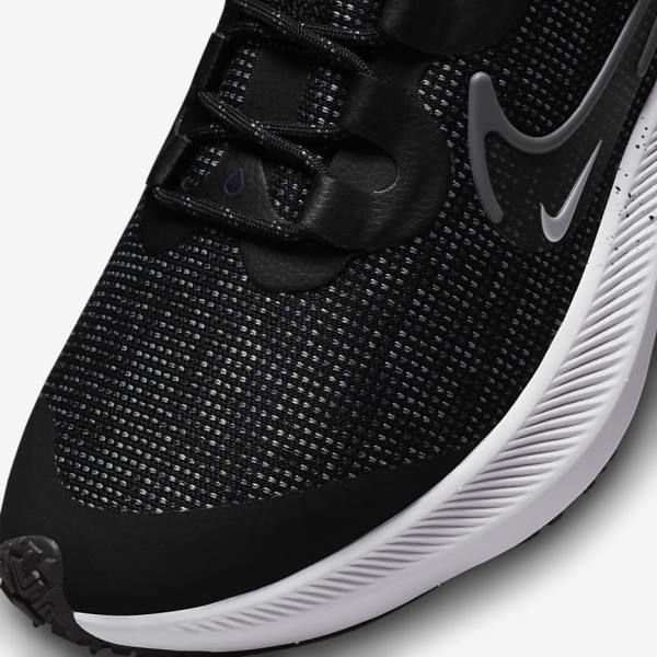 παπουτσια για τρεξιμο Nike Zoom Winflo 8 Shield Weatherised δρομου γυναικεια μαυρα μεταλλικός ασημι μπλε γκρι | NK061GEB