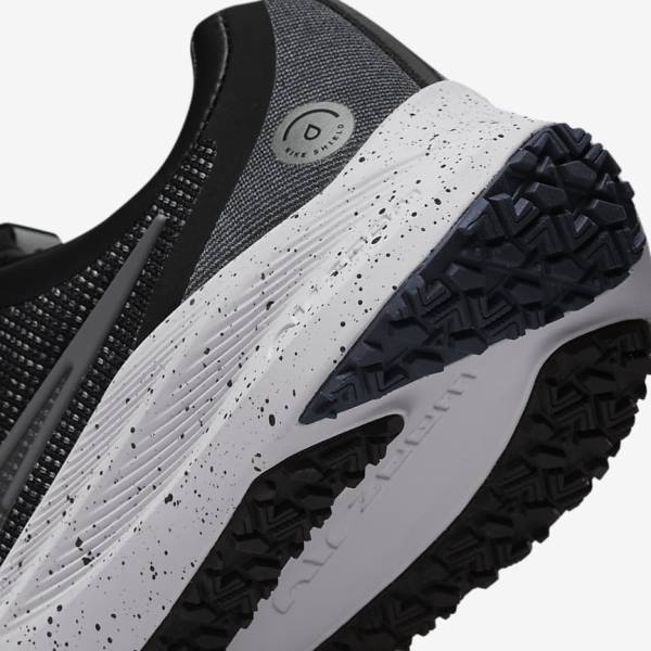 παπουτσια για τρεξιμο Nike Zoom Winflo 8 Shield Weatherised δρομου γυναικεια μαυρα μεταλλικός ασημι μπλε γκρι | NK061GEB