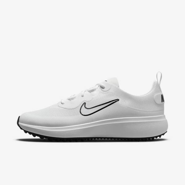 παπουτσια γκολφ Nike Ace Summerlite γυναικεια ασπρα μαυρα | NK391TPX