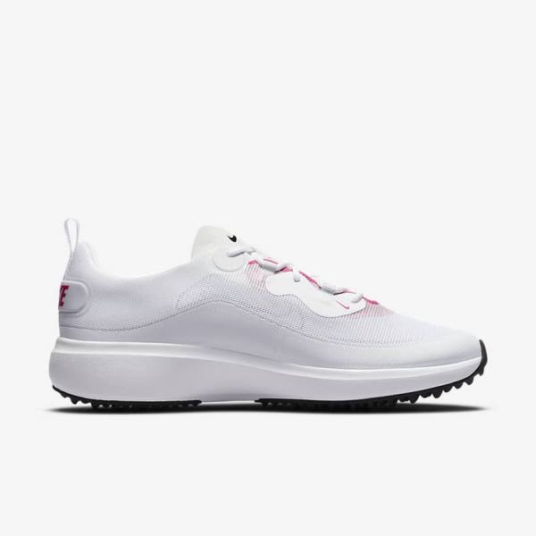 παπουτσια γκολφ Nike Ace Summerlite γυναικεια ασπρα μαυρα ροζ | NK492TOL