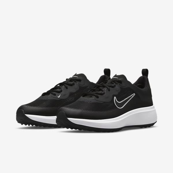 παπουτσια γκολφ Nike Ace Summerlite γυναικεια μαυρα ασπρα | NK649BGU