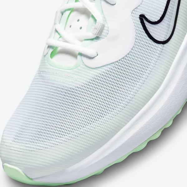 παπουτσια γκολφ Nike Ace Summerlite γυναικεια ασπρα Πλατίνα μεντα μαυρα | NK864CHQ