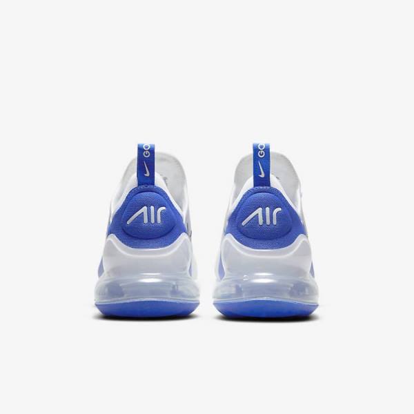 παπουτσια γκολφ Nike Air Max 270 G ανδρικα ασπρα μπλε Πλατίνα μαυρα | NK507ILQ