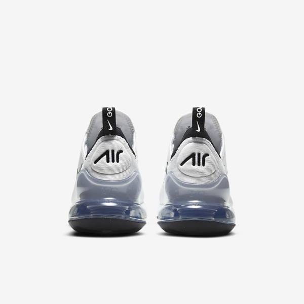 παπουτσια γκολφ Nike Air Max 270 G ανδρικα ασπρα Πλατίνα μαυρα | NK586BVT