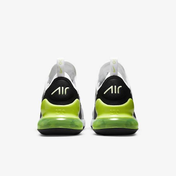 παπουτσια γκολφ Nike Air Max 270 G ανδρικα ασπρα μαυρα | NK628LXI