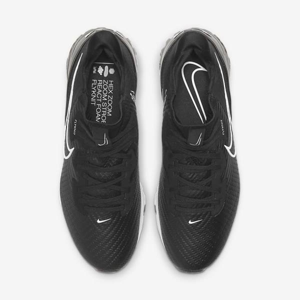 παπουτσια γκολφ Nike Air Zoom Infinity Tour ανδρικα μαυρα ασπρα | NK394NKB