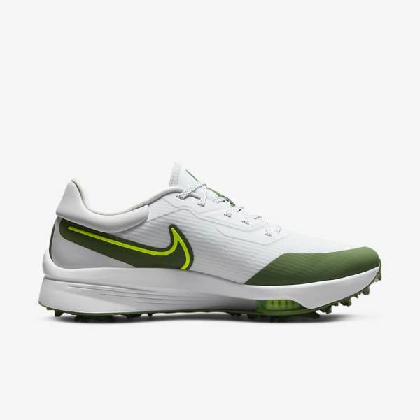 παπουτσια γκολφ Nike Air Zoom Infinity Tour NEXT% ανδρικα ασπρα Πλατίνα | NK514ZTU