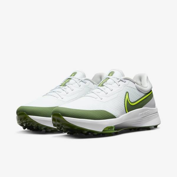 παπουτσια γκολφ Nike Air Zoom Infinity Tour NEXT% ανδρικα ασπρα Πλατίνα | NK514ZTU