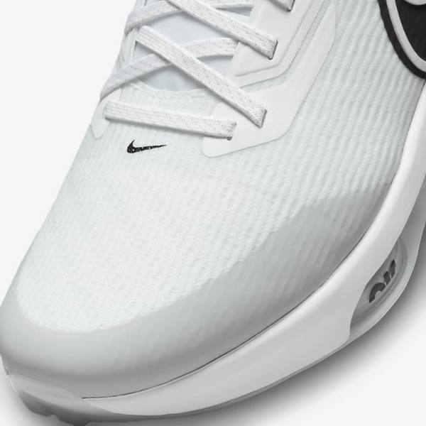 παπουτσια γκολφ Nike Air Zoom Infinity Tour NEXT% ανδρικα ασπρα γκρι τυρκουάζ μαυρα | NK659UKH