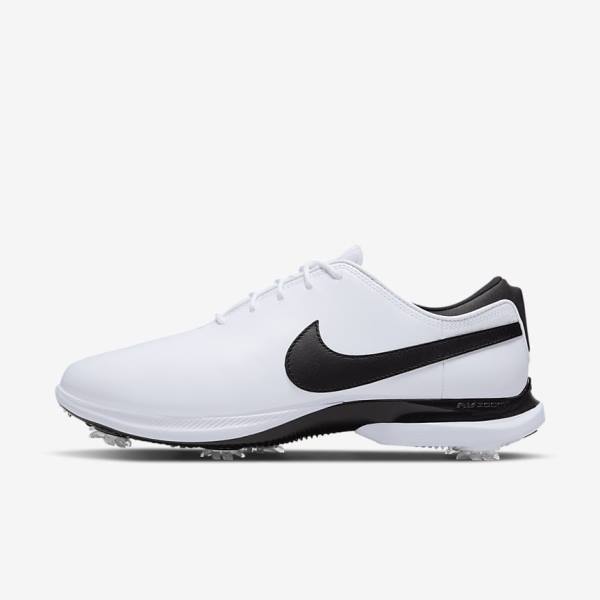 παπουτσια γκολφ Nike Air Zoom Victory Tour 2 γυναικεια ασπρα μαυρα | NK508JQD