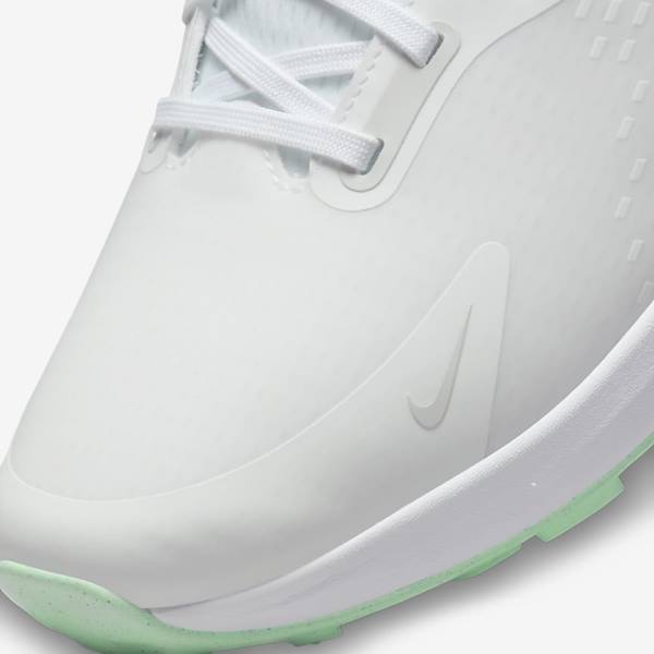 παπουτσια γκολφ Nike Infinity Pro 2 ανδρικα ασπρα τυρκουάζ μεντα | NK426IMT