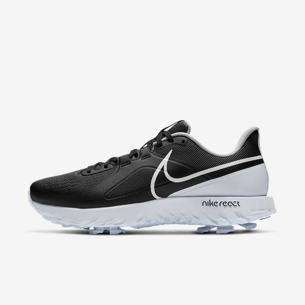 παπουτσια γκολφ Nike React Infinity Pro γυναικεια μαυρα μεταλλικός Πλατίνα ασπρα | NK741DIS