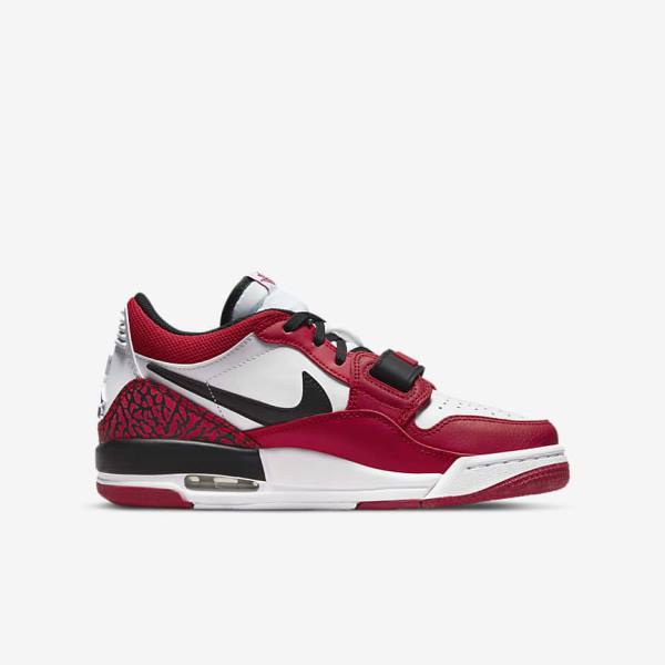 παπουτσια μπασκετ Nike Air Jordan Legacy 312 Low Older παιδικα ασπρα κοκκινα μαυρα | NK065WNV