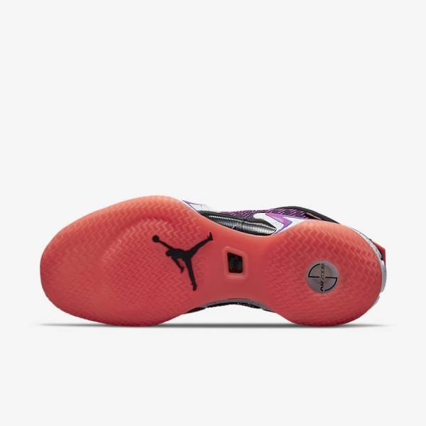 παπουτσια μπασκετ Nike Air Jordan XXXVI First Light ανδρικα μαυρα ασπρα ανοιχτο Μάνγκο μωβ | NK936RXV