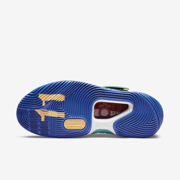 παπουτσια μπασκετ Nike KD14 NRG ανδρικα μπλε μπλε ρουά μπλε ανοιχτο πρασινο | NK315FRW