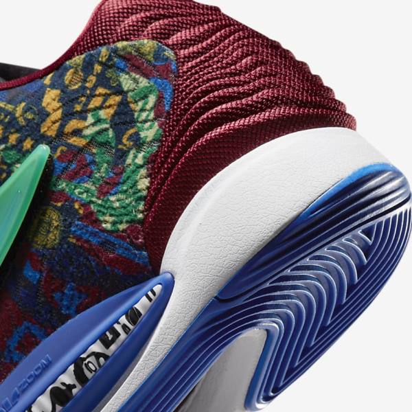 παπουτσια μπασκετ Nike KD14 NRG ανδρικα μπλε μπλε ρουά μπλε ανοιχτο πρασινο | NK315FRW