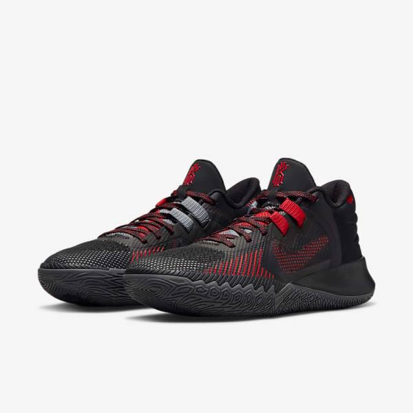 παπουτσια μπασκετ Nike Kyrie Flytrap 5 ανδρικα μαυρα γκρι κοκκινα | NK251NWG