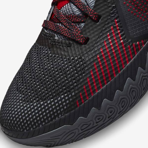 παπουτσια μπασκετ Nike Kyrie Flytrap 5 ανδρικα μαυρα γκρι κοκκινα | NK251NWG