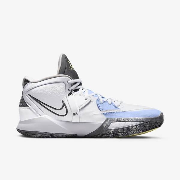 παπουτσια μπασκετ Nike Kyrie Infinity ανδρικα ασπρα ανοιχτο μπλε γκρι | NK524CTD