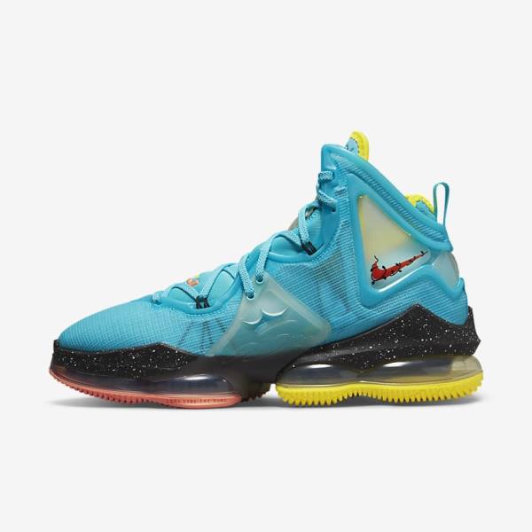 παπουτσια μπασκετ Nike LeBron 19 γυναικεια μαυρα κοκκινα μαυρα | NK974HQC