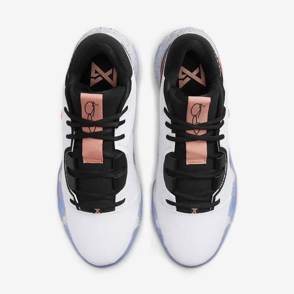 παπουτσια μπασκετ Nike PG 6 ανδρικα ασπρα μαυρα μπλε κοκκινα | NK684QPD