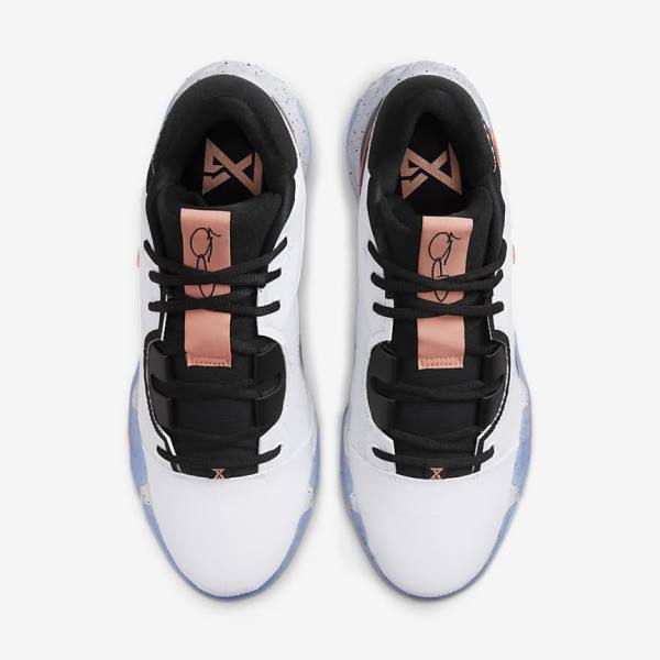 παπουτσια μπασκετ Nike PG 6 γυναικεια ασπρα μαυρα μπλε κοκκινα | NK432SDK