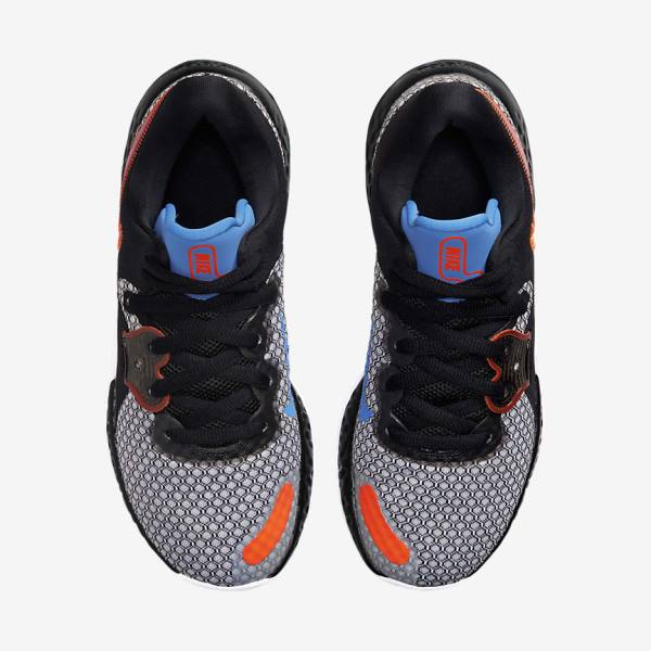 παπουτσια μπασκετ Nike Renew Elevate 2 γυναικεια μαυρα ασπρα πορτοκαλι ανοιχτο μπλε | NK134IHB